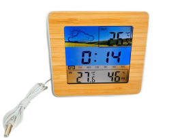 Y-1925 Bamboo alarm clock