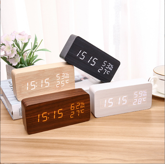 Y-1915 Wooden alarm clock