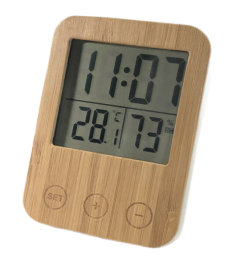 Y-218 Bamboo alarm clock