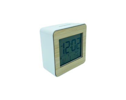 Y-1906 Bamboo alarm clock