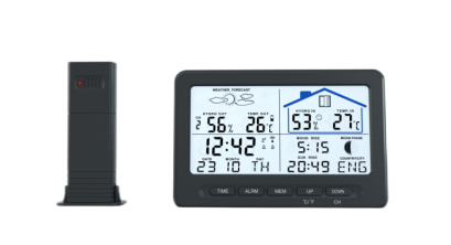 Y-1927 Sunrise and sunset RF Meteorological clock