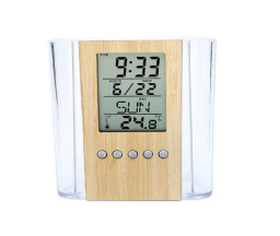 Y-BT006 Bamboo alarm clock