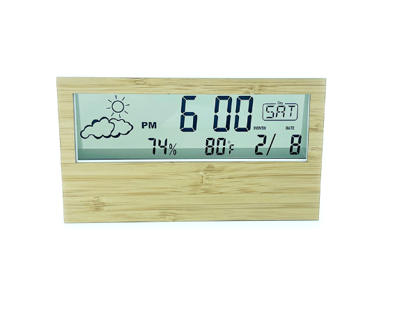 Y-252 Bamboo alarm clock