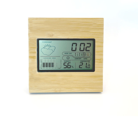 Y-2052 Bamboo alarm clock