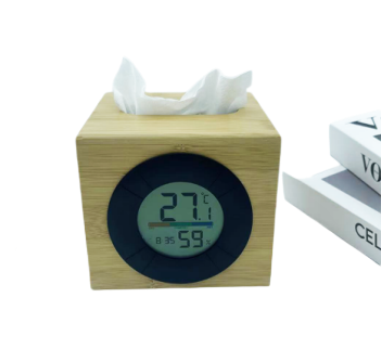 Y-306A Bamboo alarm clock