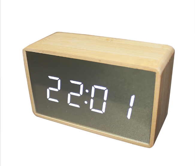 Y-1902 Bamboo alarm clock